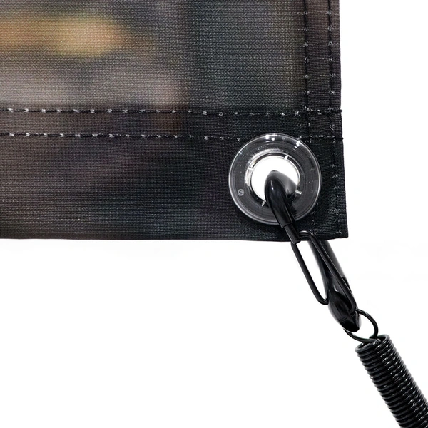 Fabric-Barrier Economy Detail Spring-Clip With Single-Sided Graphic