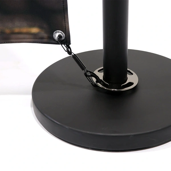 Fabric-Barrier Economy Detail Spring-Clip-Base With Double-Sided Graphic