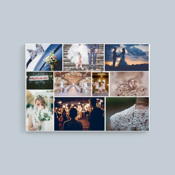 Wedding Collage Canvas