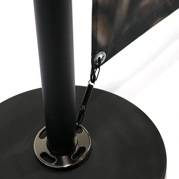 Fabric-Barrier Economy Detail Spring-Clip-Base With Single-Sided